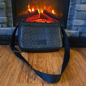 Coach Black Signature Crossbody Bag